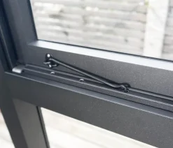 SunElements Fenster -metallic, Acrylglas klar 6 mm, ca. B90/H95 cm Anthrazit Discount