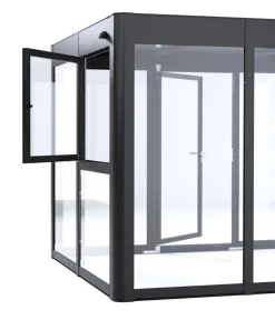 SunElements Fenster -metallic, ESG 5 mm, ca. B90/H95 cm Anthrazit Online