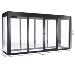 SunElements Gewächshäuser > Gewächshaus SunGarden Infinity, AC Klar