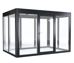 SunElements Gewächshaus SunGarden Infinity, AC Klar Anthrazit Outlet