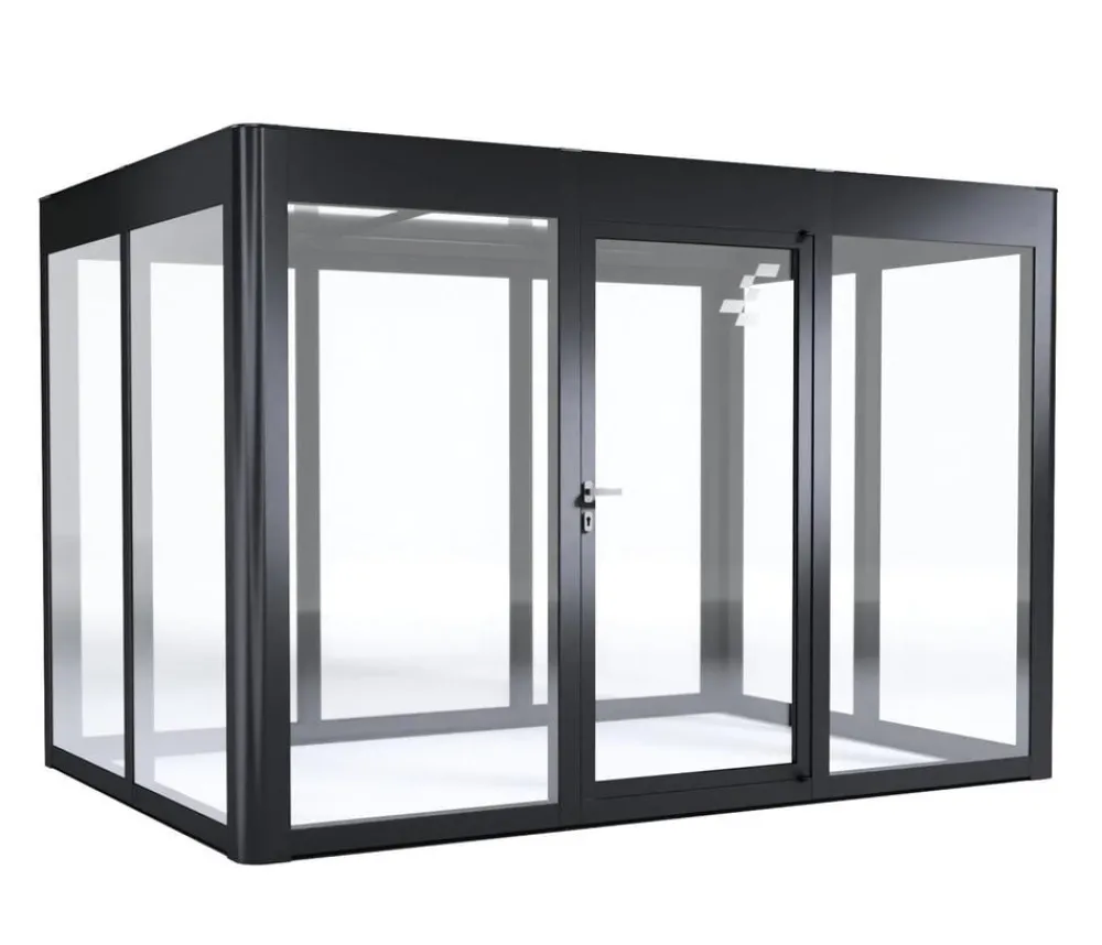 SunElements Gewächshaus SunGarden Infinity, AC Klar Anthrazit Outlet
