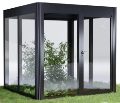 SunElements Gewächshäuser - Gewächshaus SunGarden Infinity, AC Klar Anthrazit