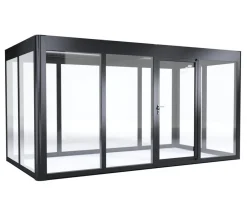 SunElements Gewächshäuser - Gewächshaus SunGarden Infinity, AC Klar Anthrazit