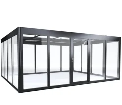 SunElements Gewächshäuser - Gewächshaus SunGarden Infinity, AC Klar Anthrazit