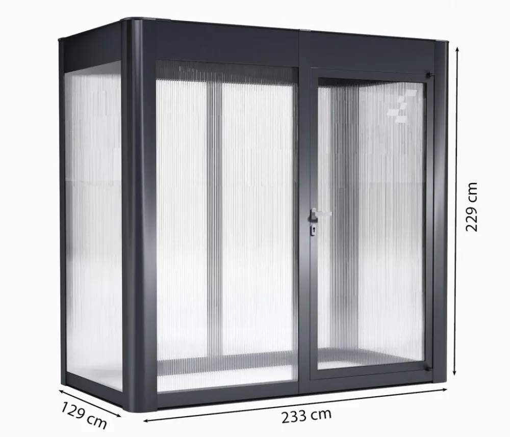 SunElements Gewächshaus SunGarden Select, HKP/AC Anthrazit Best