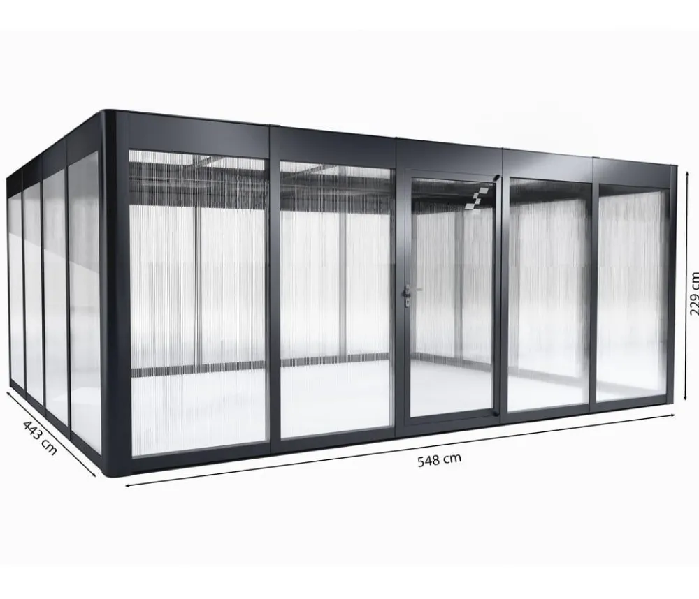 SunElements Gewächshaus SunGarden Select, HKP/AC Anthrazit Sale