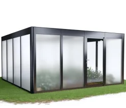 SunElements Gewächshaus SunGarden Deluxe, ESG/AC Anthrazit