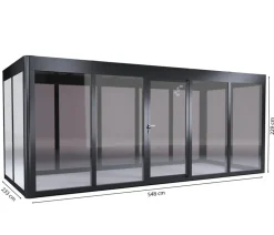 SunElements Gewächshäuser - Gewächshaus SunGarden Select, HKP/AC Anthrazit
