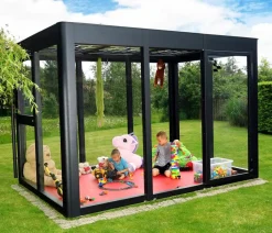 SunElements Gewächshäuser - Gewächshaus SunGarden Deluxe, ESG/AC Anthrazit