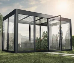 SunElements Gewächshaus SunGarden Energy, AC/DGM 40 % Anthrazit Discount