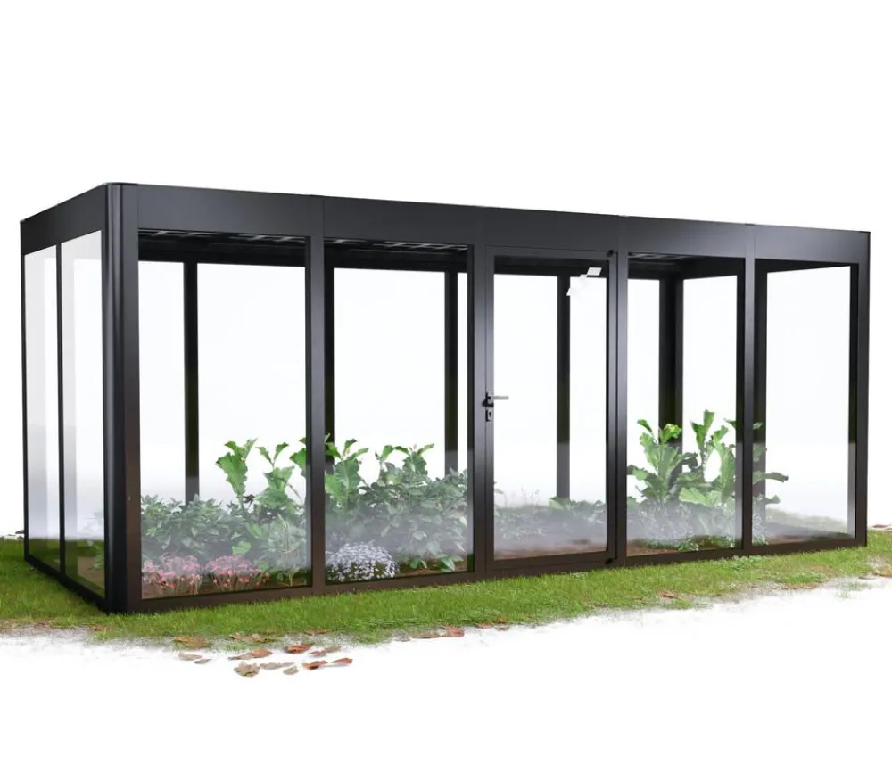 SunElements Gewächshaus SunGarden Energy, AC/DGM 40 % Anthrazit Sale
