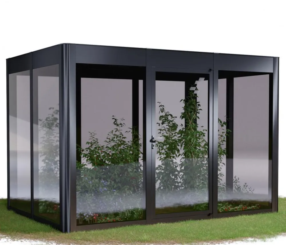 SunElements Gewächshäuser - Gewächshaus SunGarden Power, AC/DGM 5% Anthrazit