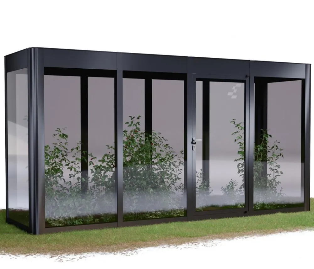 SunElements Gewächshäuser - Gewächshaus SunGarden Power, AC/DGM 5% Anthrazit