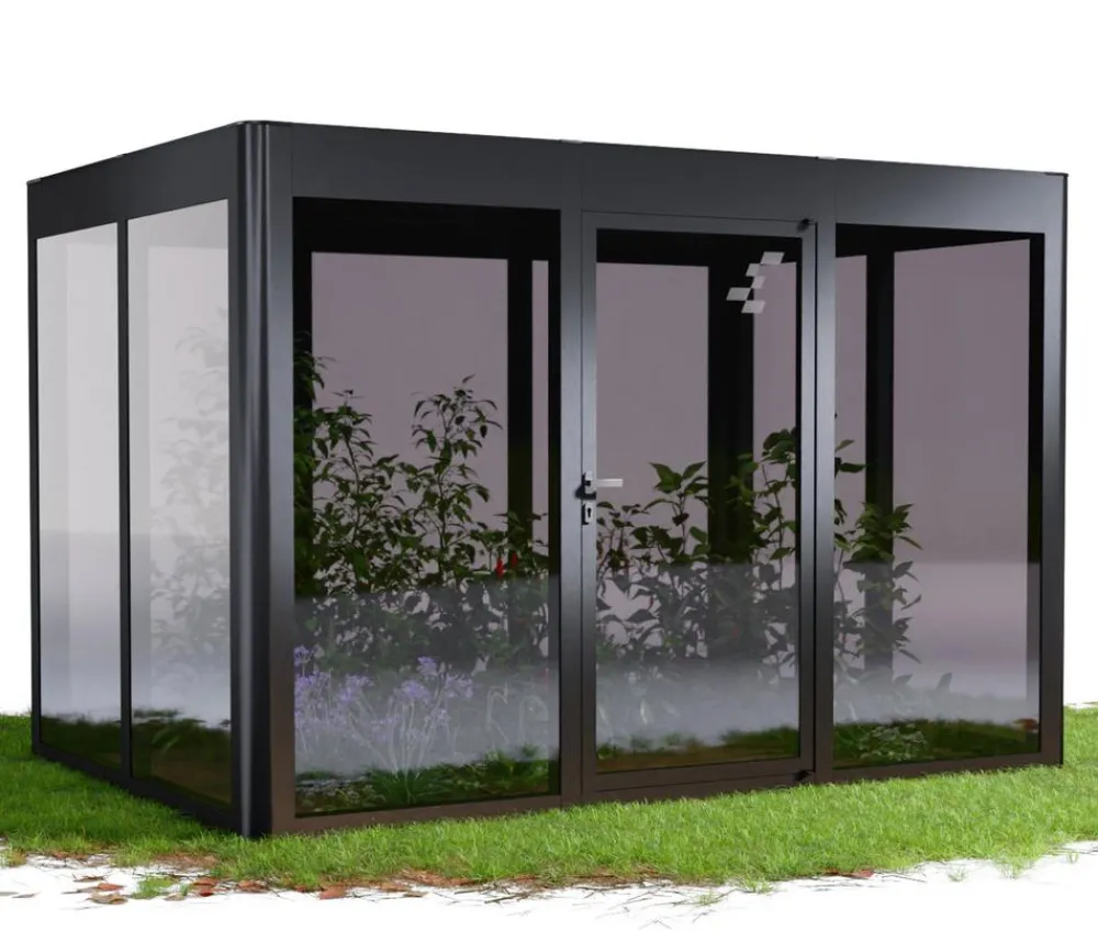 SunElements Gewächshaus SunGarden Modern, AC Anthrazit