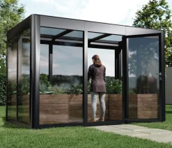 SunElements Gewächshaus SunGarden Modern, AC Anthrazit