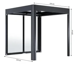 SunElements Pergola SunCover Deluxe Anthrazit Discount