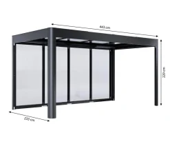SunElements Pergolen - Pergola SunCover Select Anthrazit