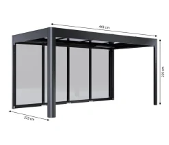SunElements Pergola SunCover Modern Anthrazit New