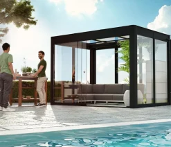 SunElements Schiebetür SunCover Anthrazit Outlet