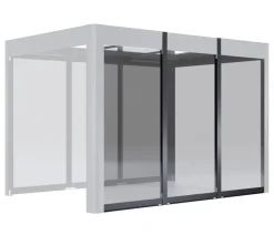 SunElements Pergolen > Seitenelement SunCover Modern getönt