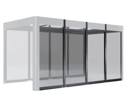 SunElements Pergolen - Seitenelement SunCover Modern getönt Anthrazit