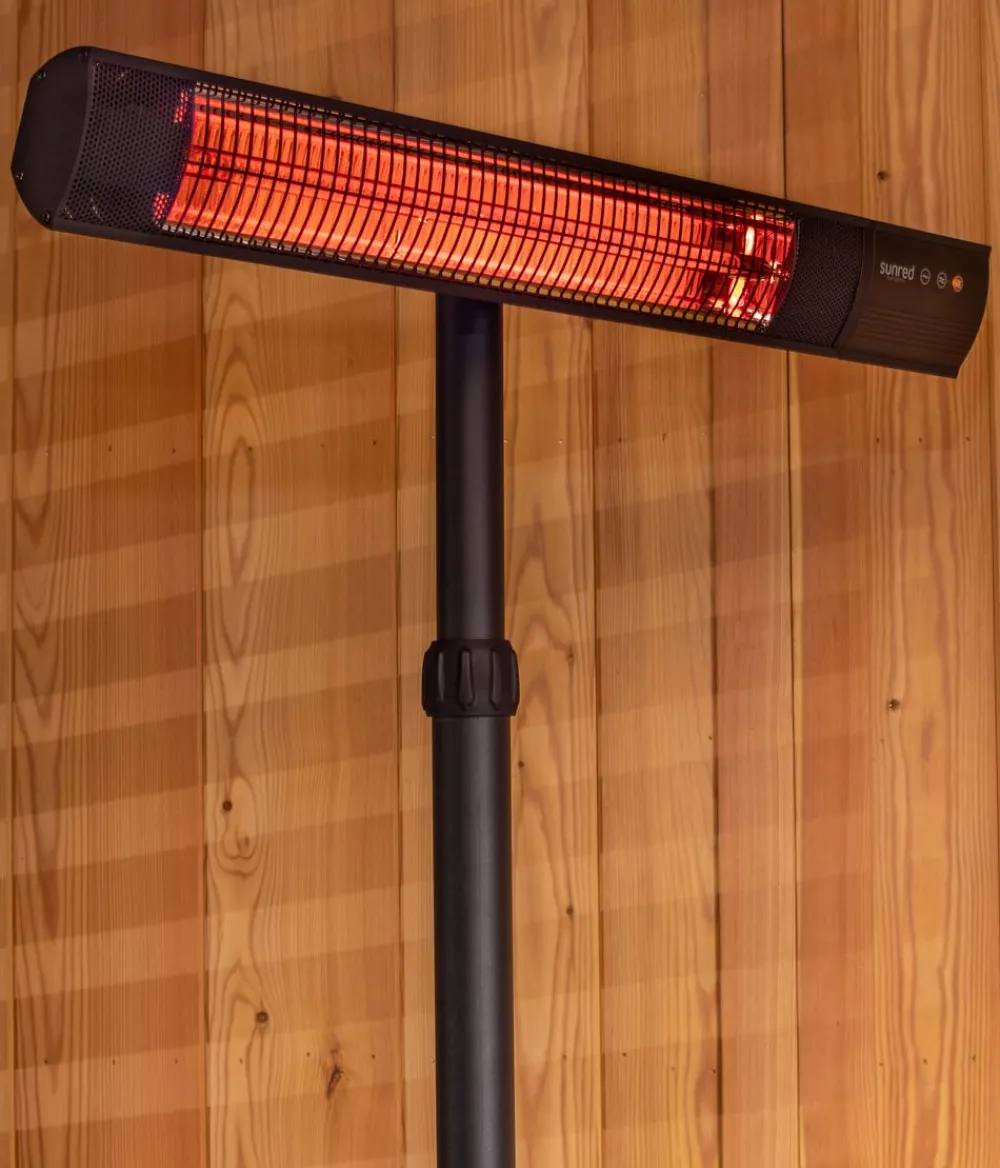 RedFire SunRed Heizstrahler Dark Standing 2500 Watt, ca. B82/H198/T41 cm Schwarz Online