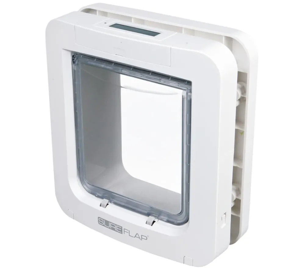 SureFlap® Katzenklappen & Katzennetze - SureFlap Haustierklappe mit Mikrochiperkennung, ca. B26,2/H28,1 cm Weiß
