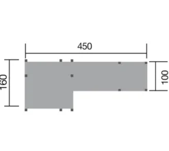 Weka Tabaluga Spielelandschaft 816, ca. B450/H331/T160 cm