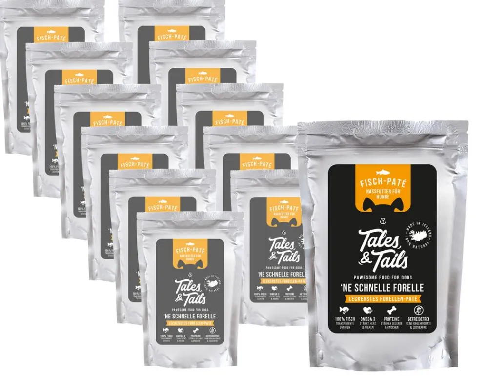 Tales & Tails Nassfutter Hund > Paté-Nassfutter für Hunde Ne schnelle Forelle, /