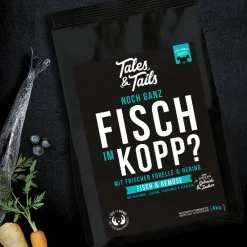 Tales & Tails Soft-Trockenfutter für Hunde Noch ganz Fisch im Kopp Clearance