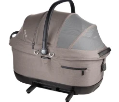 Tavo Hundetransportboxen - Haustier-Autositz Maeve iso5X, ca. B43,5/H53/T60 cm Taupe