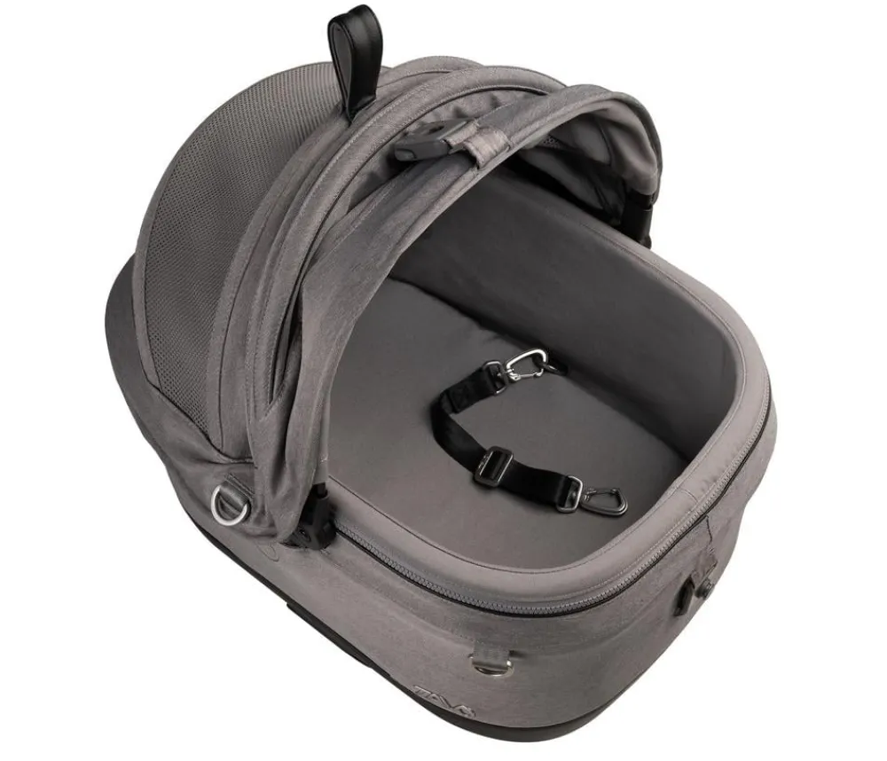 Tavo Hundetransportboxen - Haustier-Autositz Maeve iso5X, ca. B43,5/H53/T60 cm Taupe