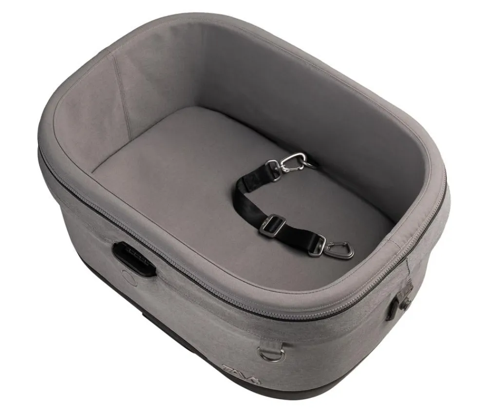 Tavo Hundetransportboxen - Haustier-Autositz Maeve iso5X, ca. B43,5/H53/T60 cm Taupe