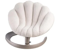 Tavo Hundebetten & Körbe - schwingendes Haustierbett Shell, ca. B78,5/H43-57/T66-73 cm Creme