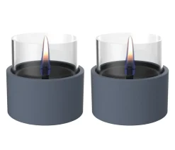 TENDERFLAME Laternen & Dekoleuchten|Tisch-Feuerstellen > Tischfeuer Breeze, ca. Ø10 cm, 2er-Set