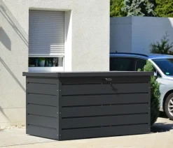 tepro Gerätebox Palladium, ca. 865 Liter, B166,4/H75,9/T86,4 cm Dunkelgrau Outlet
