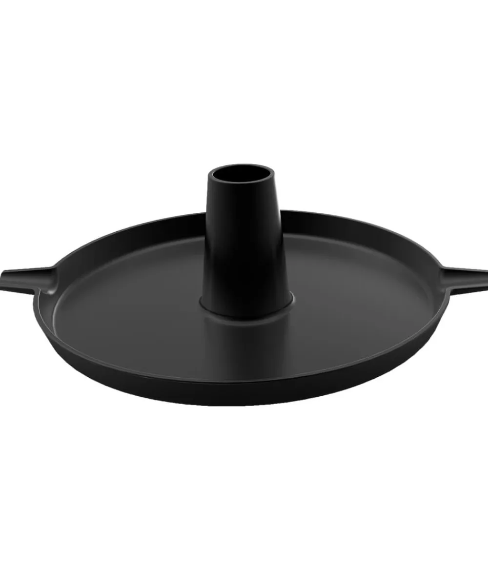 tepro Guss-Hähnchenhalter-Einleger, Ø 32 x 11 cm Schwarz Outlet