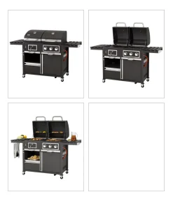 tepro Stand- & Kugelgrills|Gasgrills > Kohle-Gas-Kombigrill Toronto