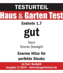 tepro Steakgrill Toronto Silber Clearance