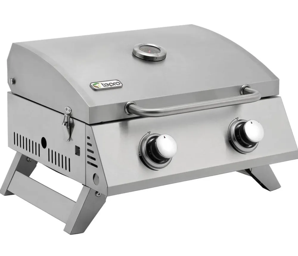 tepro Tischgrills|Gasgrills - Tischgasgrill Chicago Silber
