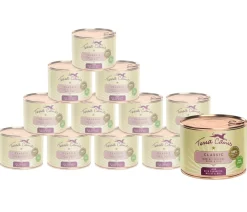 Terra Canis Nassfutter Hund - Nassfutter für Hunde Adult Menü, 12 x 200 g