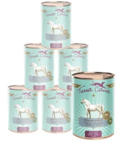 Terra Canis Nassfutter für Hunde Getreidefrei, 6 x 400 g Discount