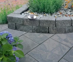 DIEPHAUS Steine & Terrassenplatten - Terrassenplatte Optima Schwarz