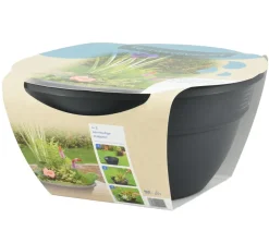 Dehner Aqua Terrassenteich-Set, 7-teilig Anthrazit Best