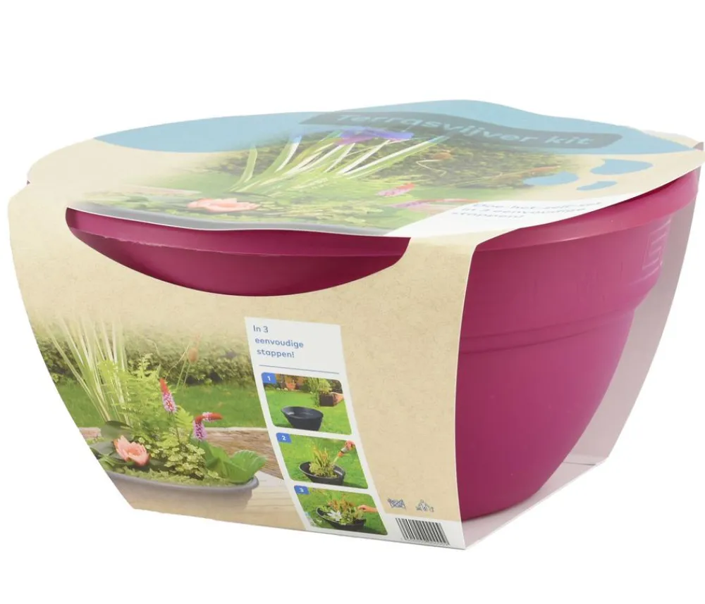 Dehner Aqua Terrassenteich-Set, 7-teilig Pink Clearance