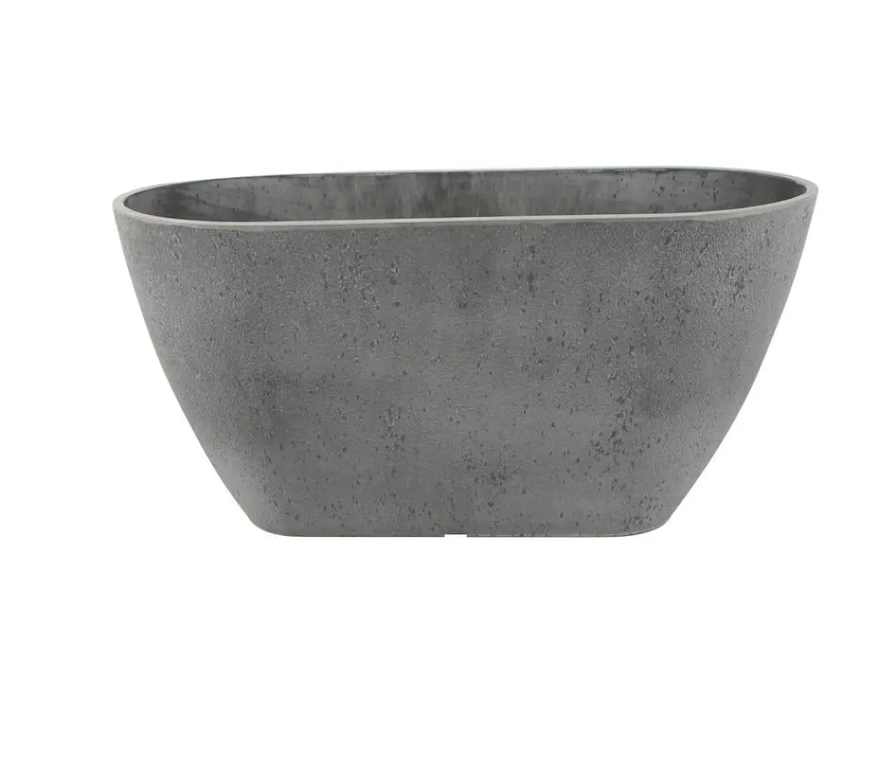 Ter Steege Kunststoff-Balkonkasten Nova, oval Anthrazit Outlet
