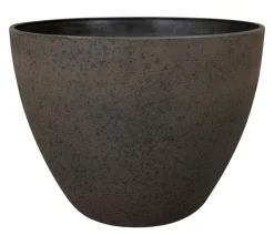 Ter Steege Kunststoff-Pflanztopf Nova, konisch Braun Discount