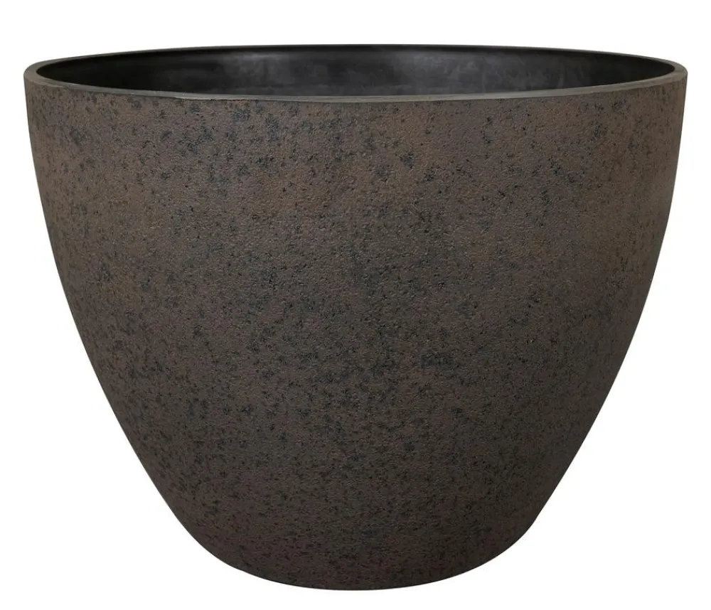 Ter Steege Kunststoff-Pflanztopf Nova, konisch Braun Discount