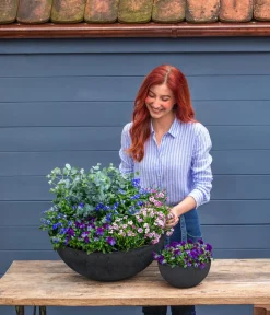 Ter Steege Blumenampeln & -Schalen > Kunststoff-Schale Nova, rund