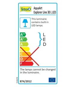 Tetra Einsteiger Aquarien - AquaArt LED Explorer-Line Crayfish, , 30 l Weiß